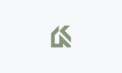 letter K monogram logo design vector illustration