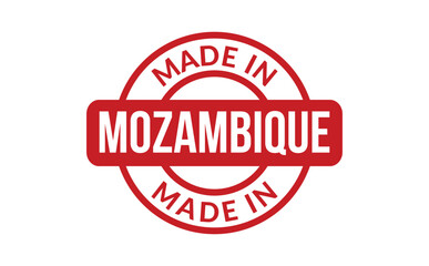Made In Mozambique Rubber Stamp