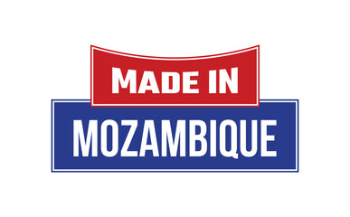 Made In Mozambique Seal Vector