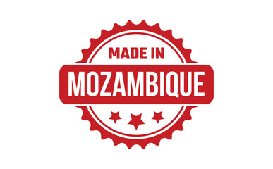 Fototapeta na wymiar Made In Mozambique Rubber Stamp