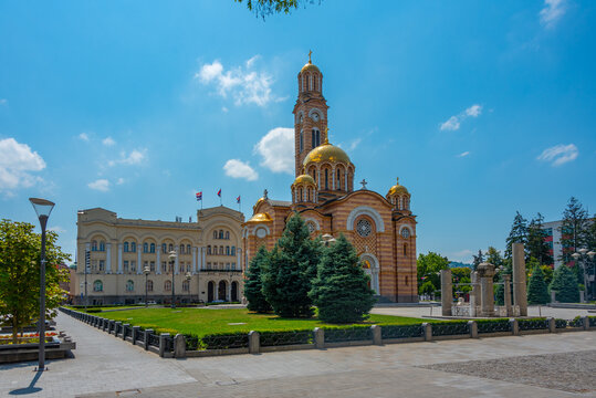 Christ the Savior Orthodox Cathedral in Banja Luka, bosnia and Herzegovina