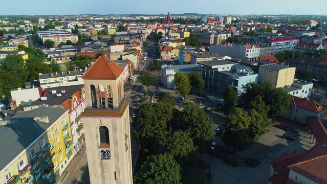 Church Tower Ostrow Wielkopolski Wieza Aerial View Poland