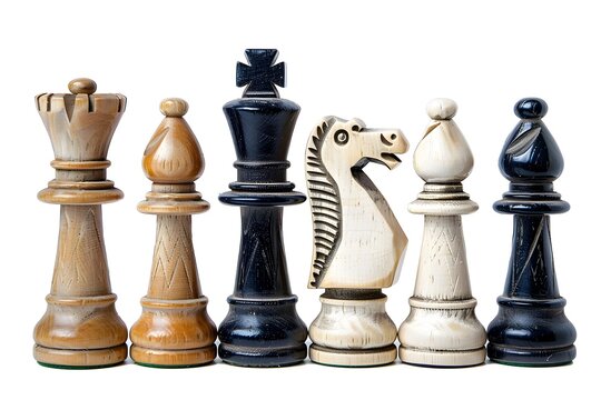 Powerful Rooks Dominating Open Files and Ranks in Scandinavian Folk Art Chess Piece Composition
