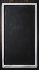 White blackboard or chalkboard background with texture of chalk school education board concept, dark wall backdrop or learning concept with copy space blank for design photo text or product