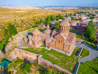 Summer day at Harichavank monastery in Armenia