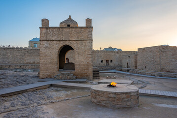 Ateshgah Zoroastrian Fire Temple in Azerbaijan