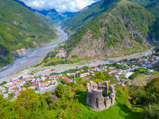 Galacha Tower at Ilisu in Azerbaijan