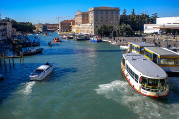 Venice Grand Canal, one of the most iconic waterways in the world, winds its way through the heart...