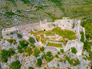 View of the Blagaj fortress in Bosnia and Herzegovina