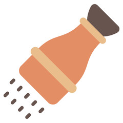Pepper Grinder multi color icon, relate to gastronomy theme. use for UI or UX kit, web and app development.
