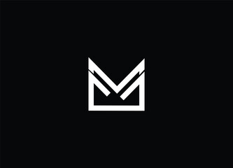 MM Letter  logo initials logo design and  modern logo