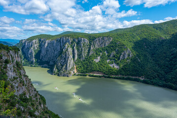 Iron Gates national park in Romania