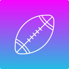 Rugby Ball Icon