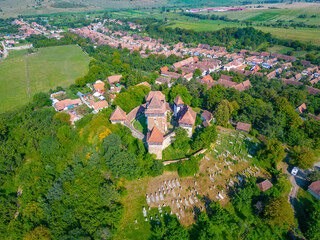 Fortified church in Romanian village Viscri