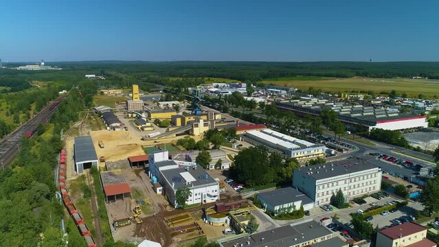 Industrial Area Lubin Obszar Przemyslowy Aerial View Poland