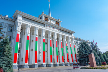 The house of Soviets in Tiraspol, Moldova