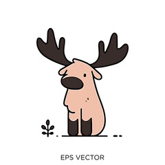 deer, moose, deer clipart