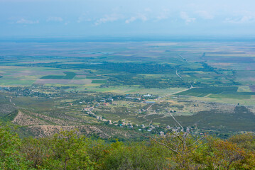 Obraz premium Vineyards in Alazani valley at the Kakheti region of Georgia