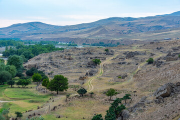 Fototapeta premium Uplistsikhe archaeological site from iron age in Georgia