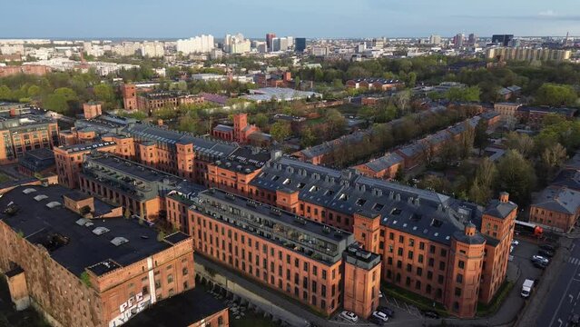 Ł&oacute;dź Polska Dron Lodz Poland Drone