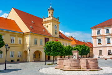 View of the Archaeological Museum Osijek in Croatia