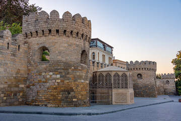 Fortification of Icherisheher part of Baku, Azerbaijan