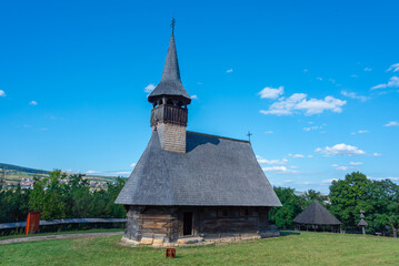 Wooden church in Ethnographic Park Romulus Vuia at Cluj-Napoca, Romania