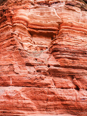 Red Sandstone Cliff Texture