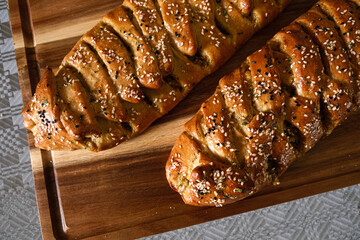 Breakfast Feast Mouthwatering chicken Stuffed Bread Pastry