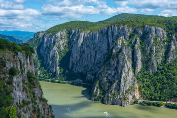 Iron Gates national park in Romania