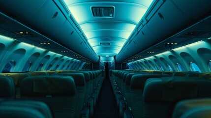 Fototapeta premium Various views of passenger planes