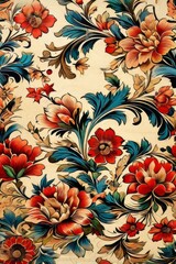 Vector Illustration for Spring and Summer Textile and Wallpaper