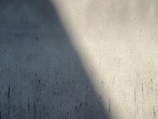 light and shadows of wall at morning for background 