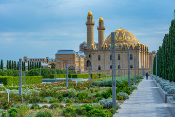 Taza Pir Mosque in Baku, Azerbaijan