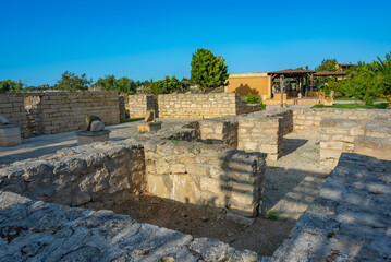 Historical buildings at Qala Ethnographic Complex in Azerbaijan