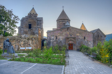 Sunrise view of Goshavank monastery in Armenia