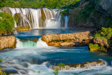 Strbacki buk waterfall in Bosnia and Herzegovina