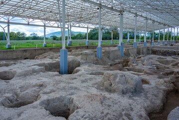 The ruins of the ancient city Gabala in Azerbaijan