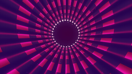 circle waves blue and purple equalizer 