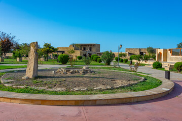 Historical buildings at Qala Ethnographic Complex in Azerbaijan
