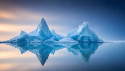 iceberg in the water