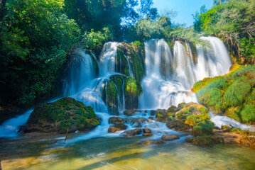 Obraz premium Kravica waterfall in Bosnia and Herzegovina
