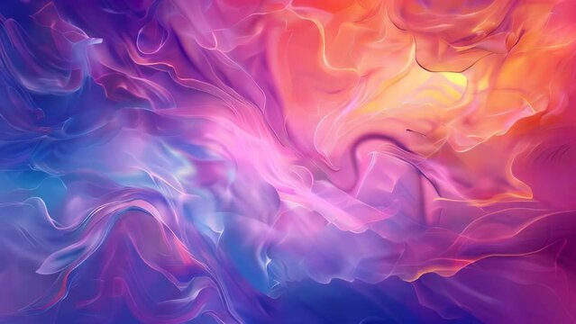 abstract colorful background with smooth lines in blue, pink and purple colors