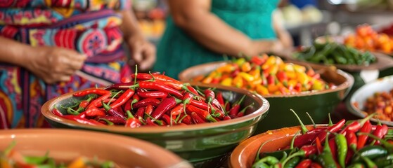 A chilli pepper eating technique workshop