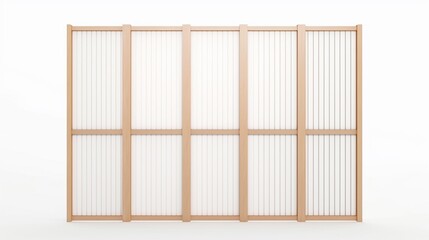 Room divider isolated on white backgroundrealistic, business, seriously, mood and tone