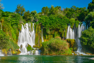 Obraz premium Kravica waterfall in Bosnia and Herzegovina