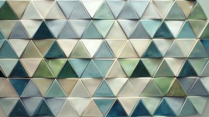 Envision your business partnership in vivid detail on the ceramic triangular ledge. Utilize shades of blue, green, taupe, and white to create a mock-up concept