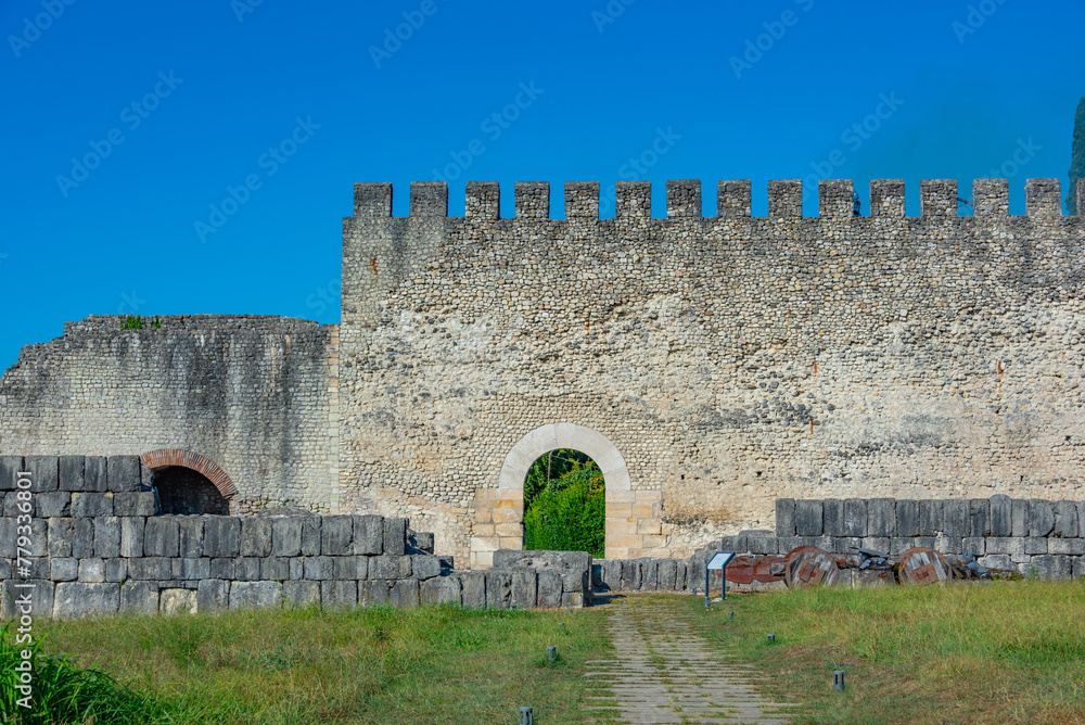 Wall mural panorama view of nokalakevi fortress in georgia