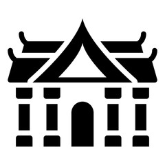 Golden Palace buddhist temple icon