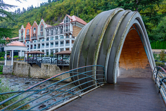 Luxurious hotels at Georgian spa town Borjomi